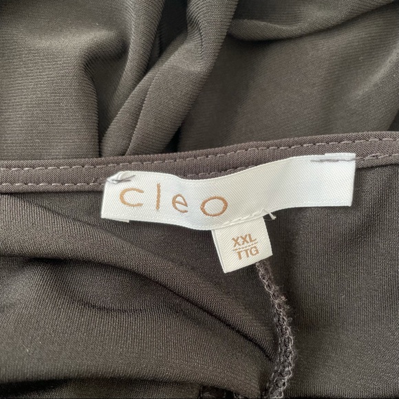 Cleo XXL high low front twist maxi dress - Picture 7 of 8